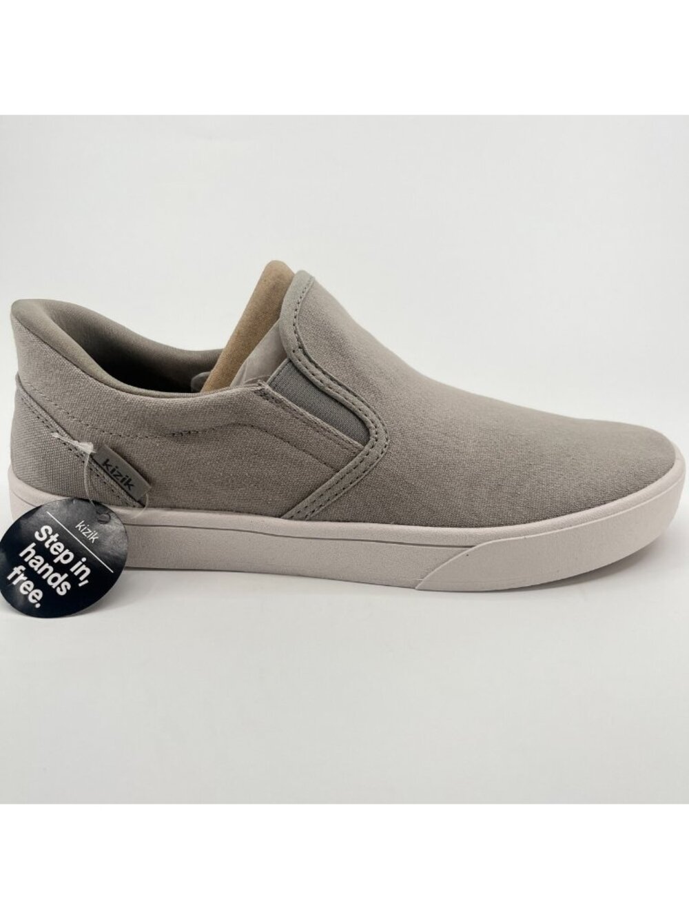 Kizik Venice Mens Size 8EE Womens 9.5 Gray Athletic Hands Free Shoes Sneakers